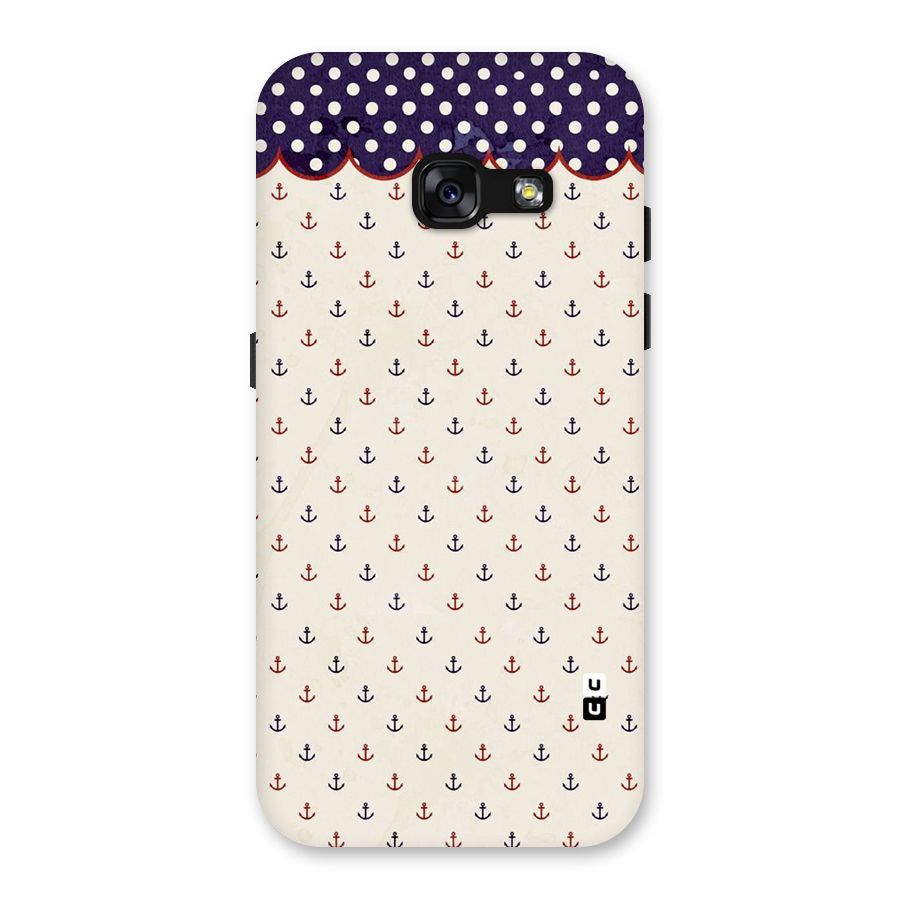 Polka Anchor Back Case for Galaxy A3 (2017)