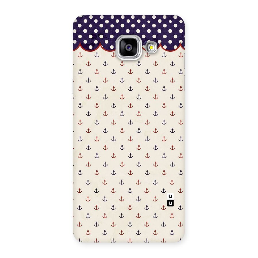 Polka Anchor Back Case for Galaxy A5 2016