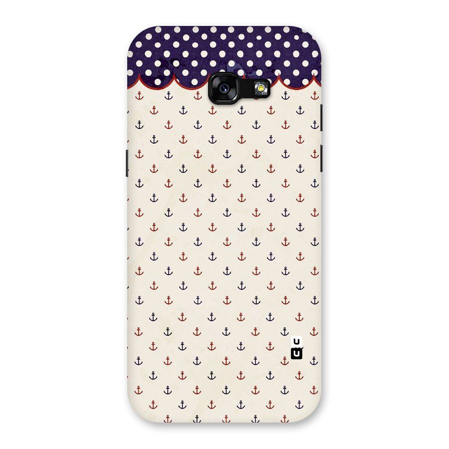 Polka Anchor Back Case for Galaxy A5 2017