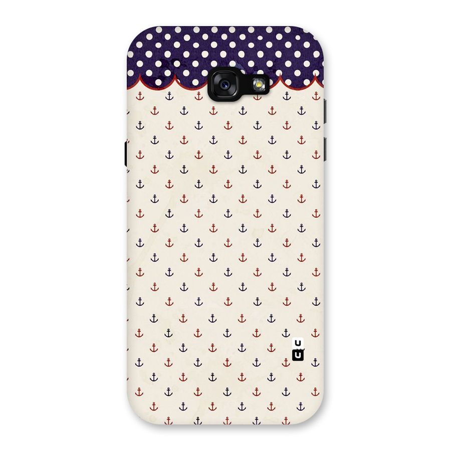 Polka Anchor Back Case for Galaxy A7 (2017)