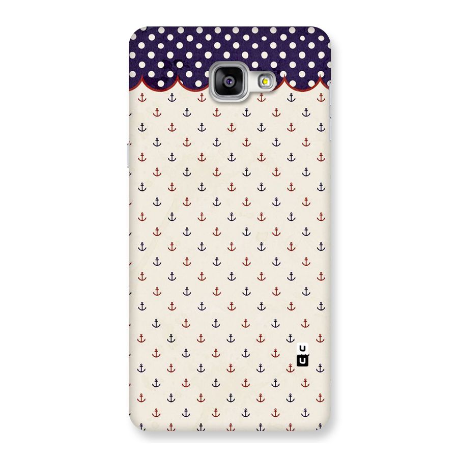 Polka Anchor Back Case for Galaxy A9
