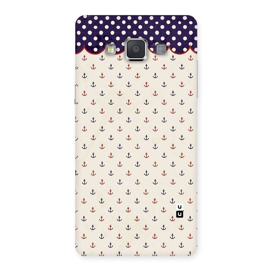 Polka Anchor Back Case for Galaxy Grand 3