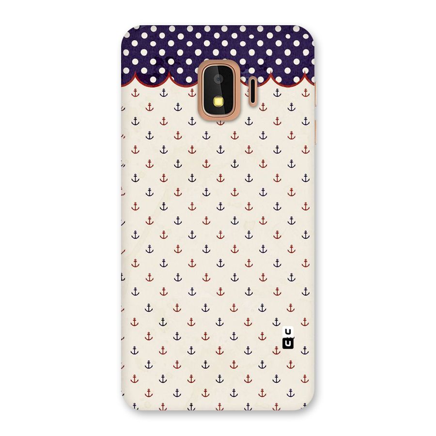 Polka Anchor Back Case for Galaxy J2 Core