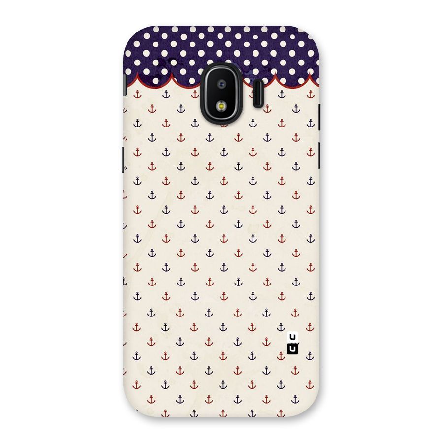 Polka Anchor Back Case for Galaxy J2 Pro 2018