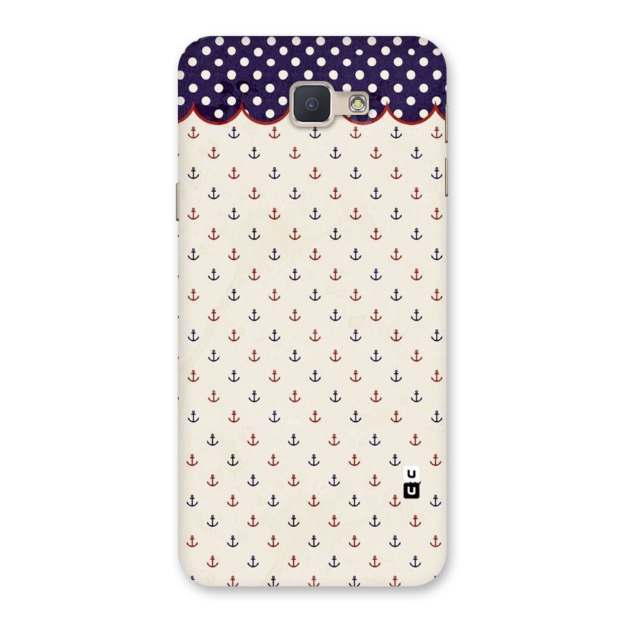 Polka Anchor Back Case for Galaxy J5 Prime