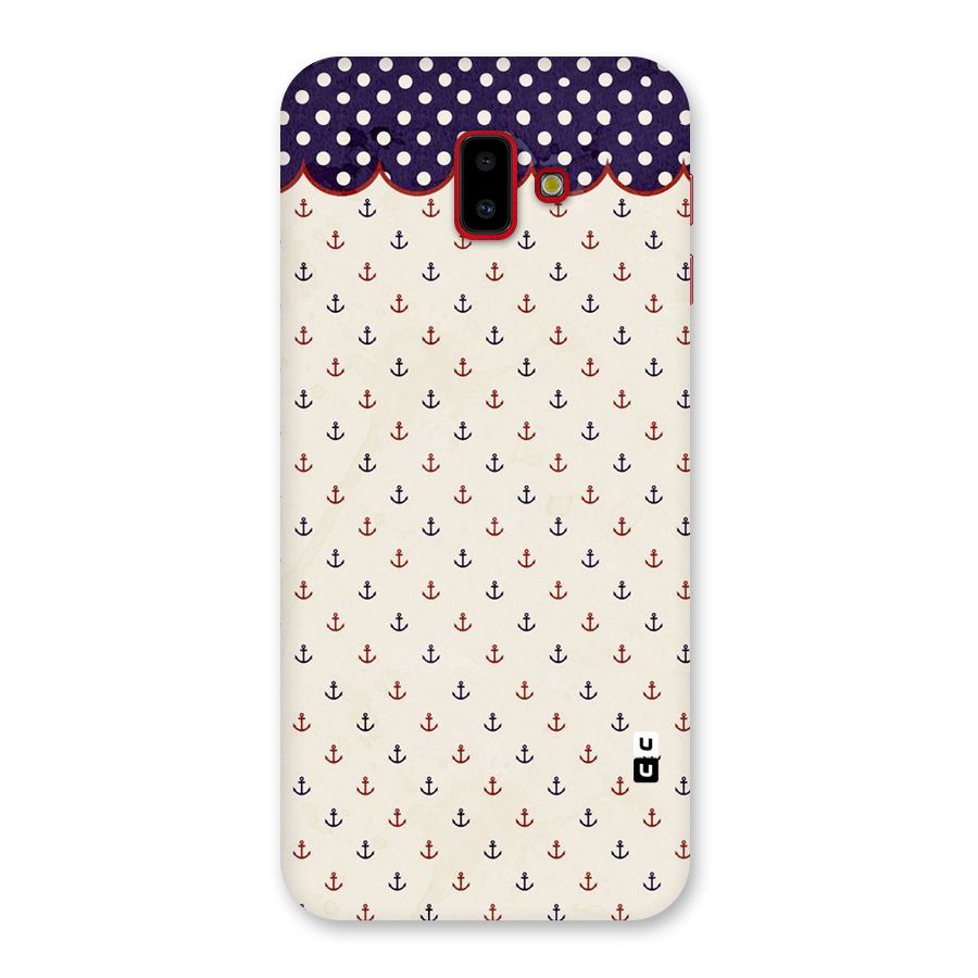 Polka Anchor Back Case for Galaxy J6 Plus