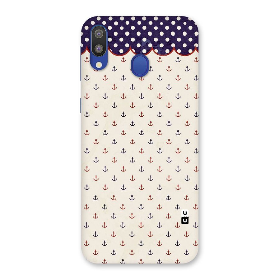Polka Anchor Back Case for Galaxy M20