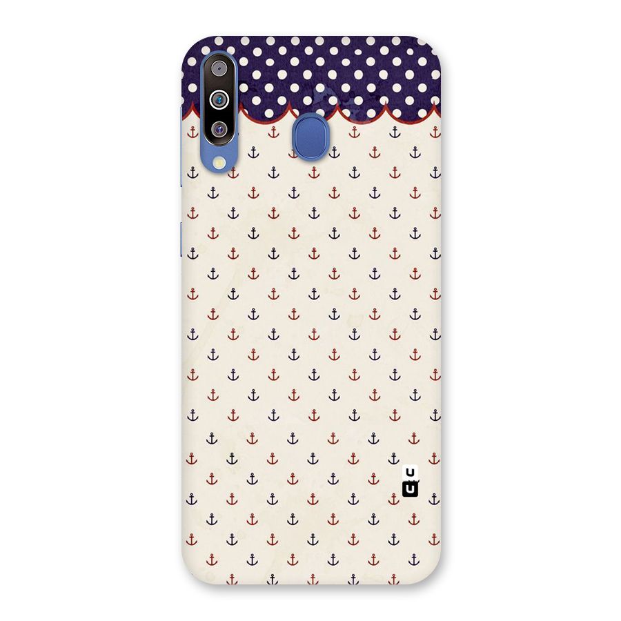 Polka Anchor Back Case for Galaxy M30