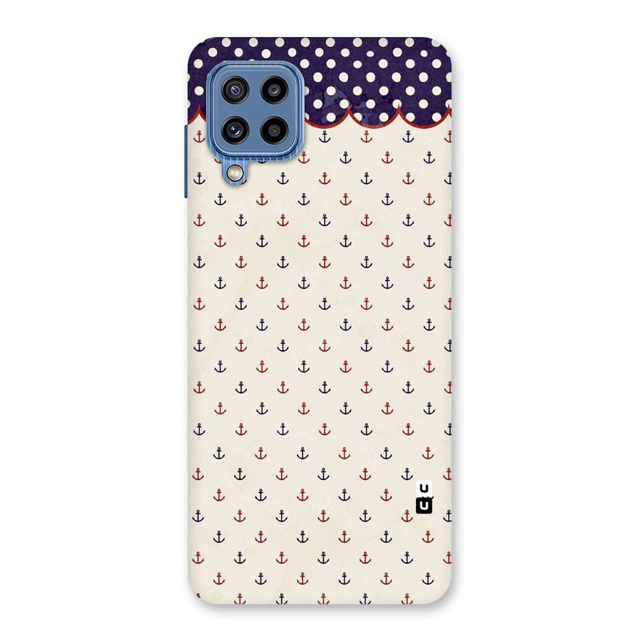 Polka Anchor Back Case for Galaxy M32