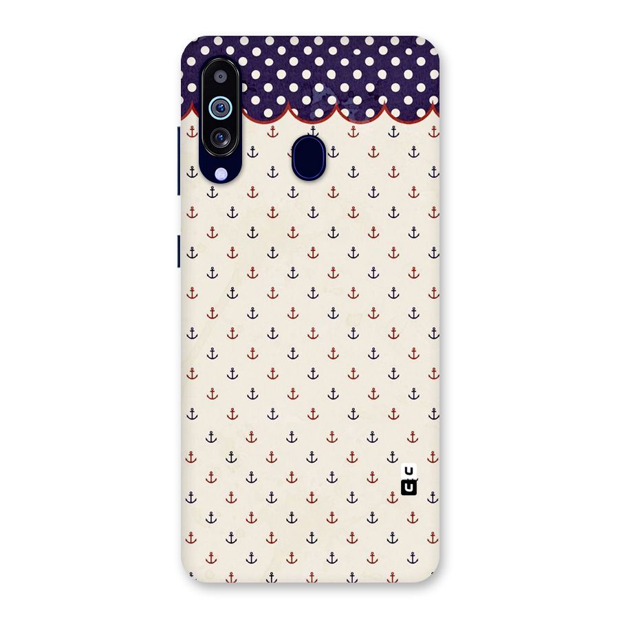 Polka Anchor Back Case for Galaxy M40