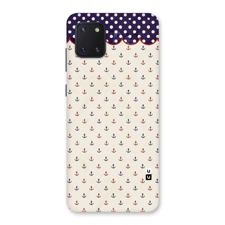 Polka Anchor Back Case for Galaxy Note 10 Lite