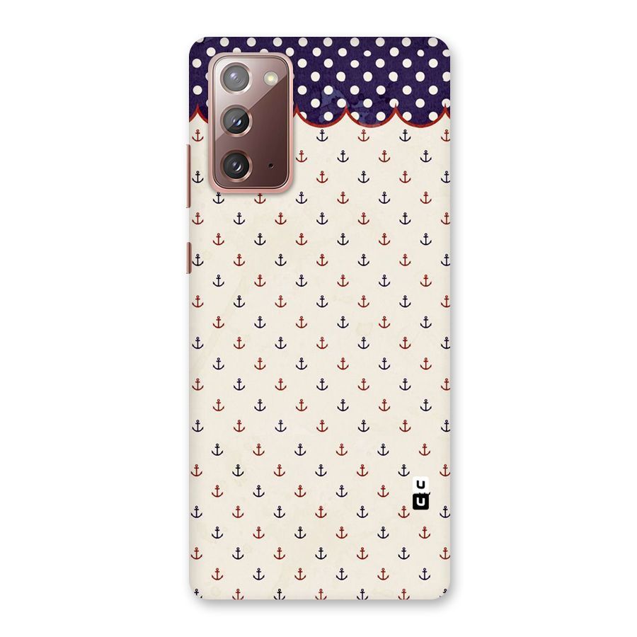 Polka Anchor Back Case for Galaxy Note 20