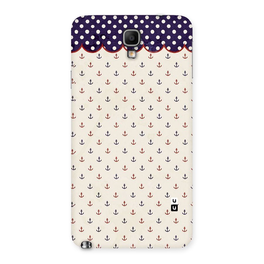 Polka Anchor Back Case for Galaxy Note 3 Neo