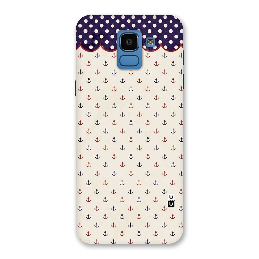 Polka Anchor Back Case for Galaxy On6