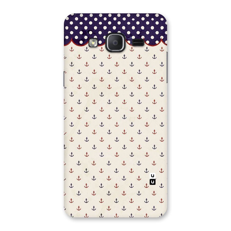 Polka Anchor Back Case for Galaxy On7 2015