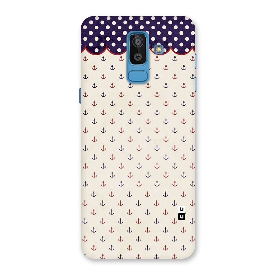 Polka Anchor Back Case for Galaxy On8 (2018)