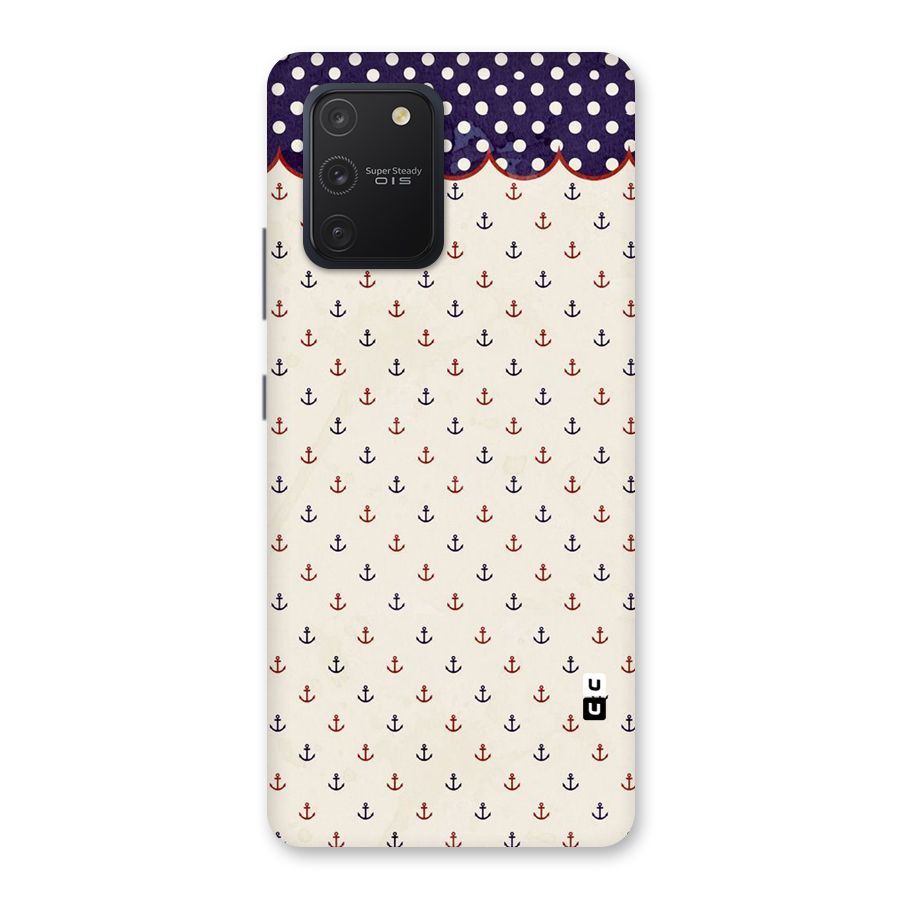 Polka Anchor Back Case for Galaxy S10 Lite