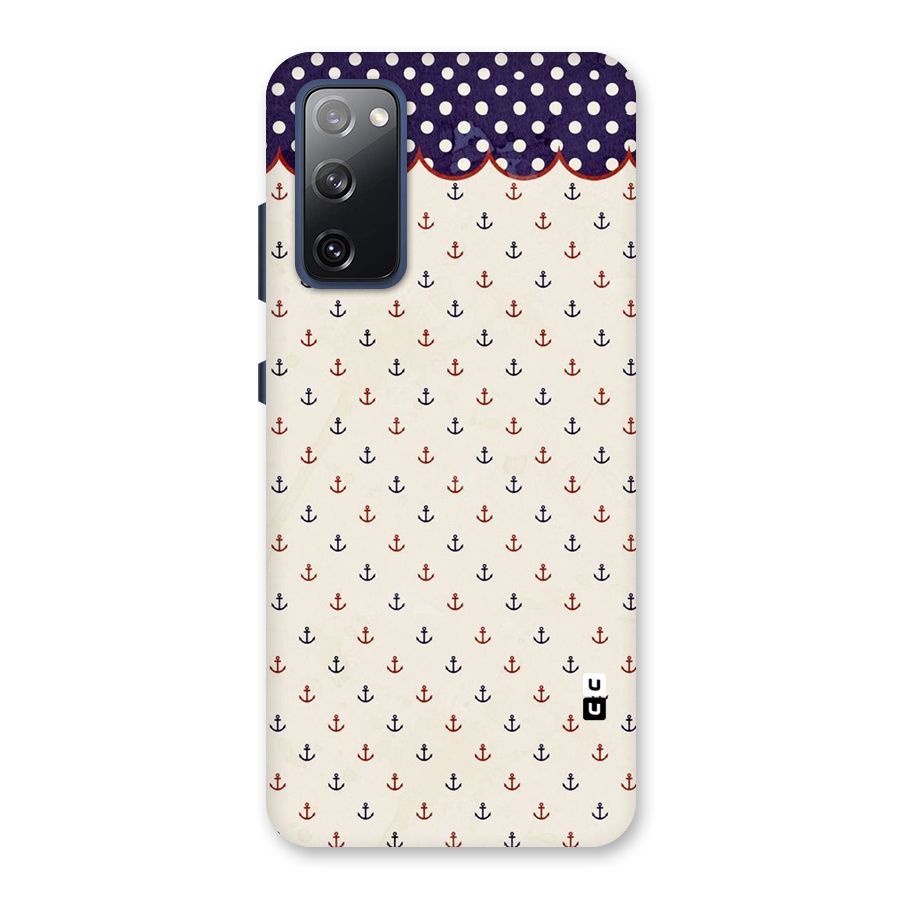 Polka Anchor Back Case for Galaxy S20 FE