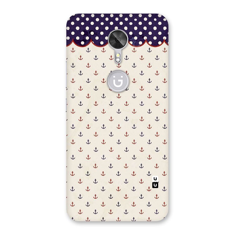 Polka Anchor Back Case for Gionee A1