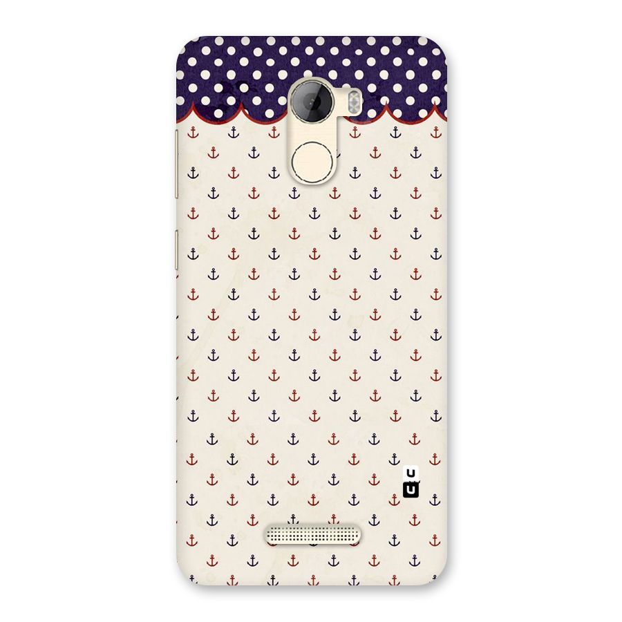 Polka Anchor Back Case for Gionee A1 LIte