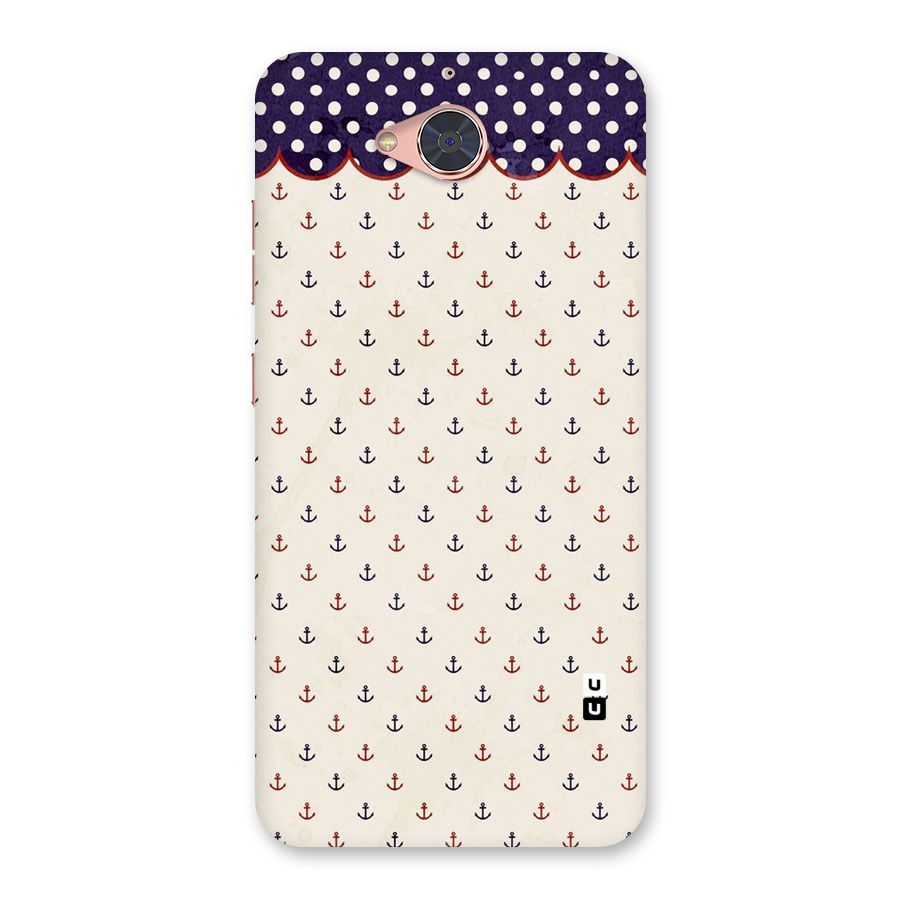 Polka Anchor Back Case for Gionee S6 Pro