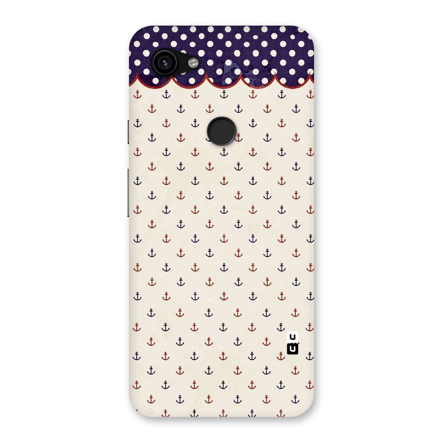 Polka Anchor Back Case for Google Pixel 3a XL
