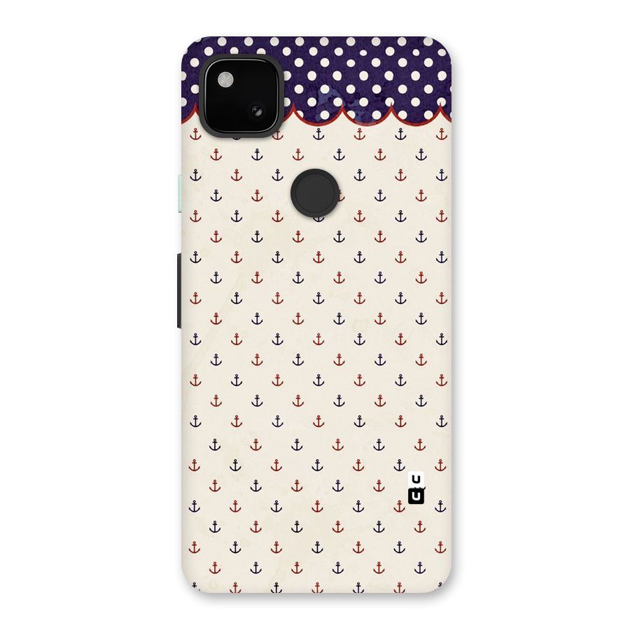 Polka Anchor Back Case for Google Pixel 4a