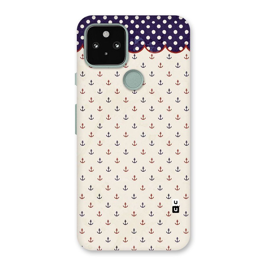 Polka Anchor Back Case for Google Pixel 5