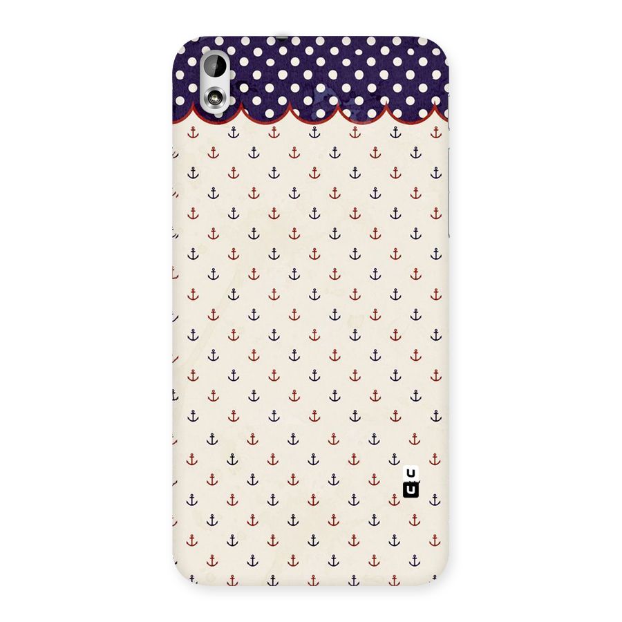 Polka Anchor Back Case for HTC Desire 816g