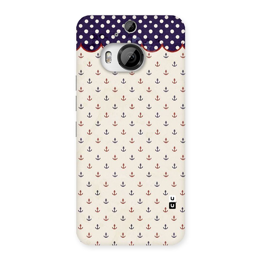 Polka Anchor Back Case for HTC One M9 Plus