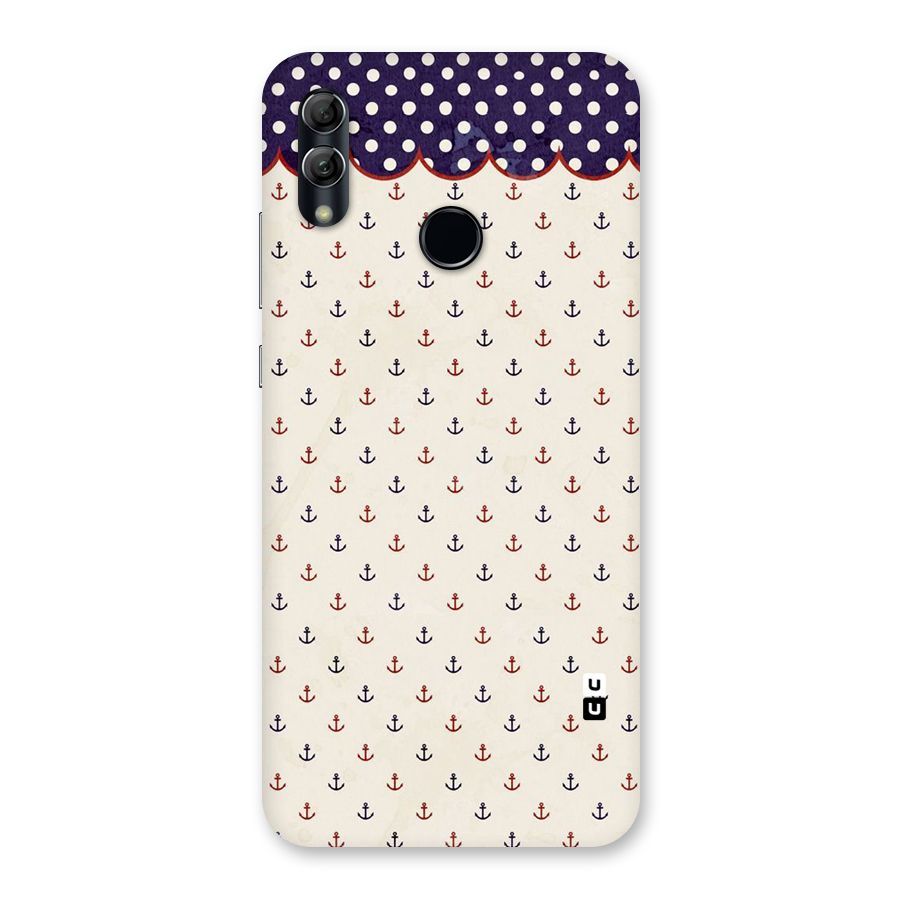 Polka Anchor Back Case for Honor 10 Lite