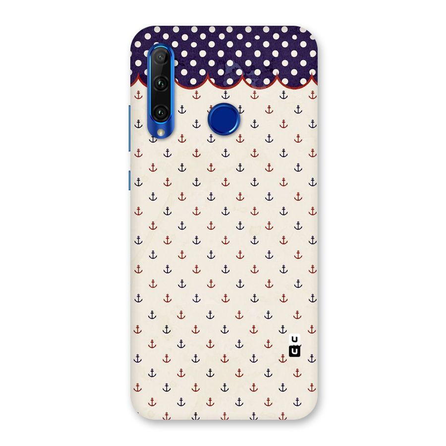 Polka Anchor Back Case for Honor 20i