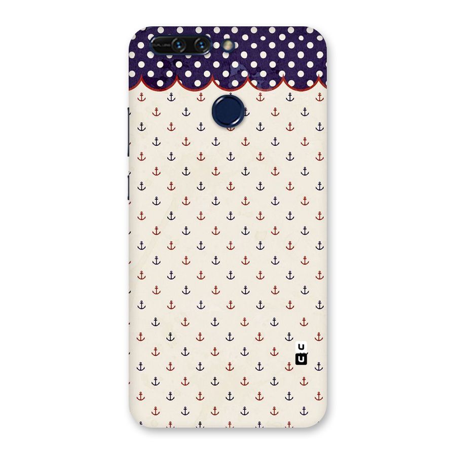 Polka Anchor Back Case for Honor 8 Pro