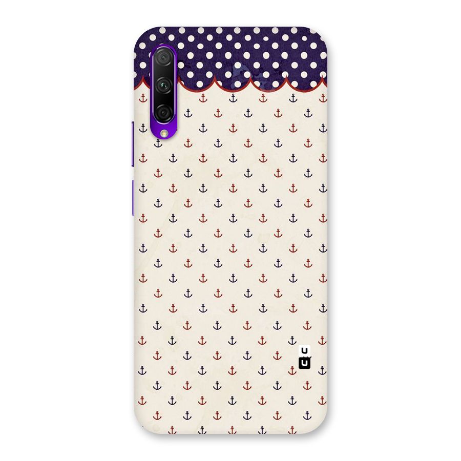 Polka Anchor Back Case for Honor 9X Pro