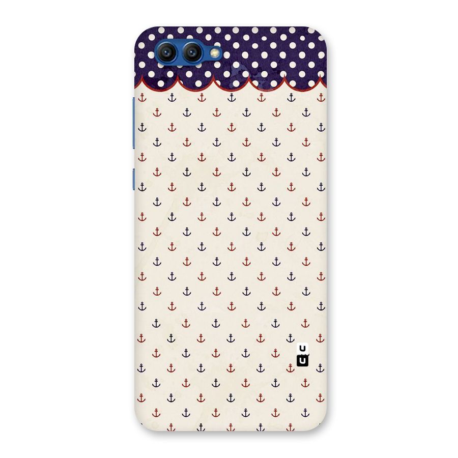 Polka Anchor Back Case for Honor View 10