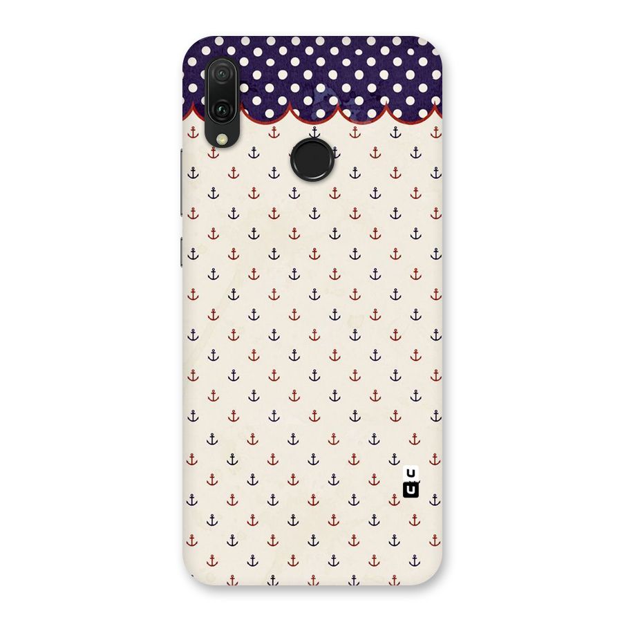Polka Anchor Back Case for Huawei Y9 (2019)