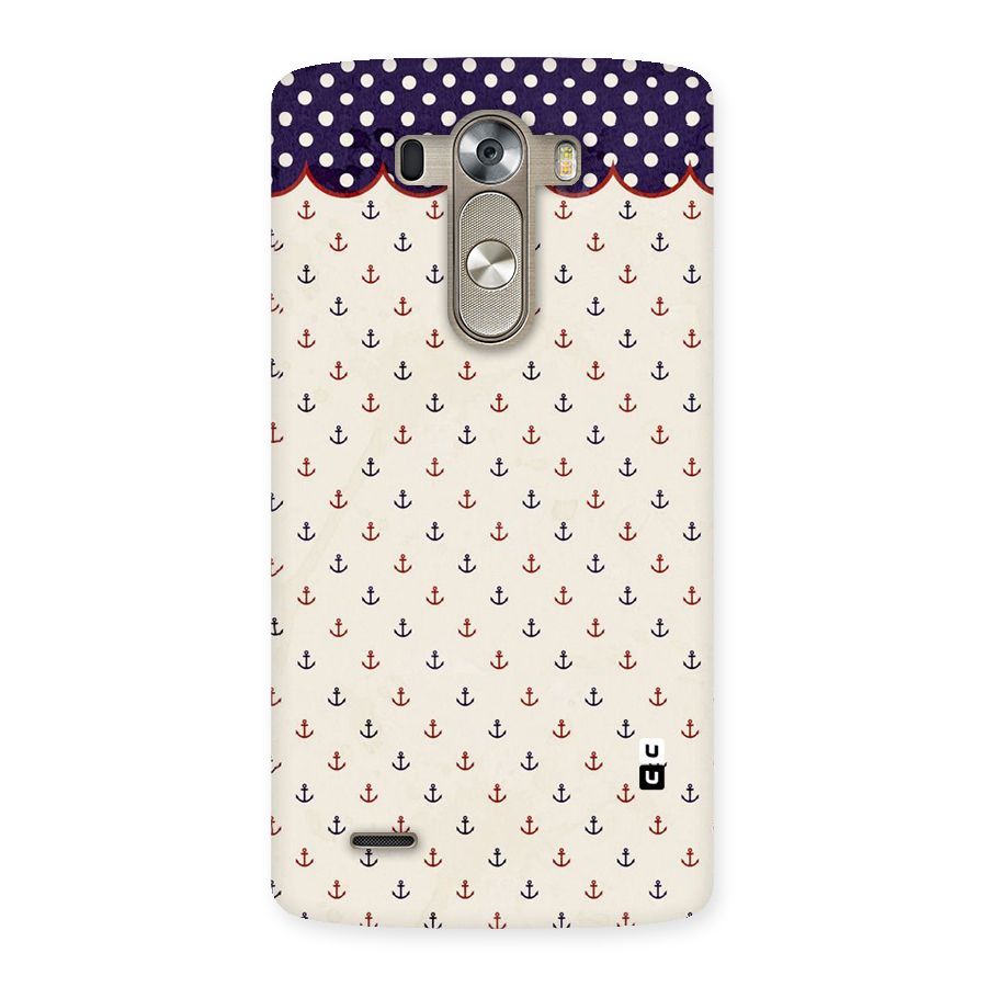 Polka Anchor Back Case for LG G3