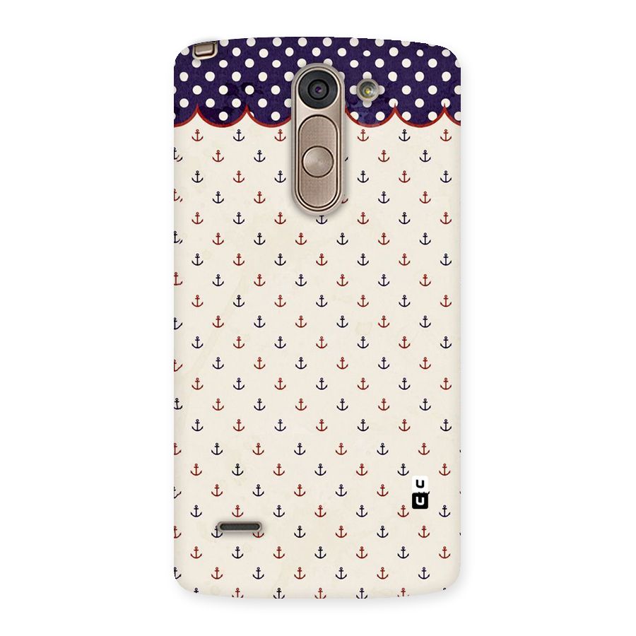 Polka Anchor Back Case for LG G3 Stylus
