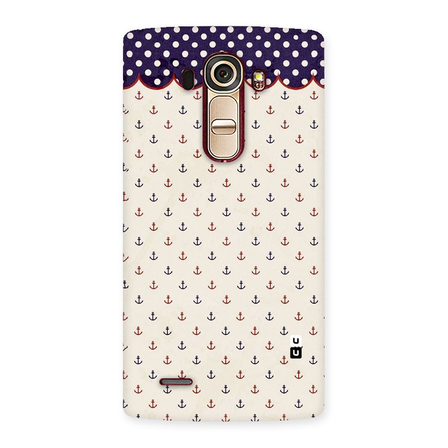 Polka Anchor Back Case for LG G4