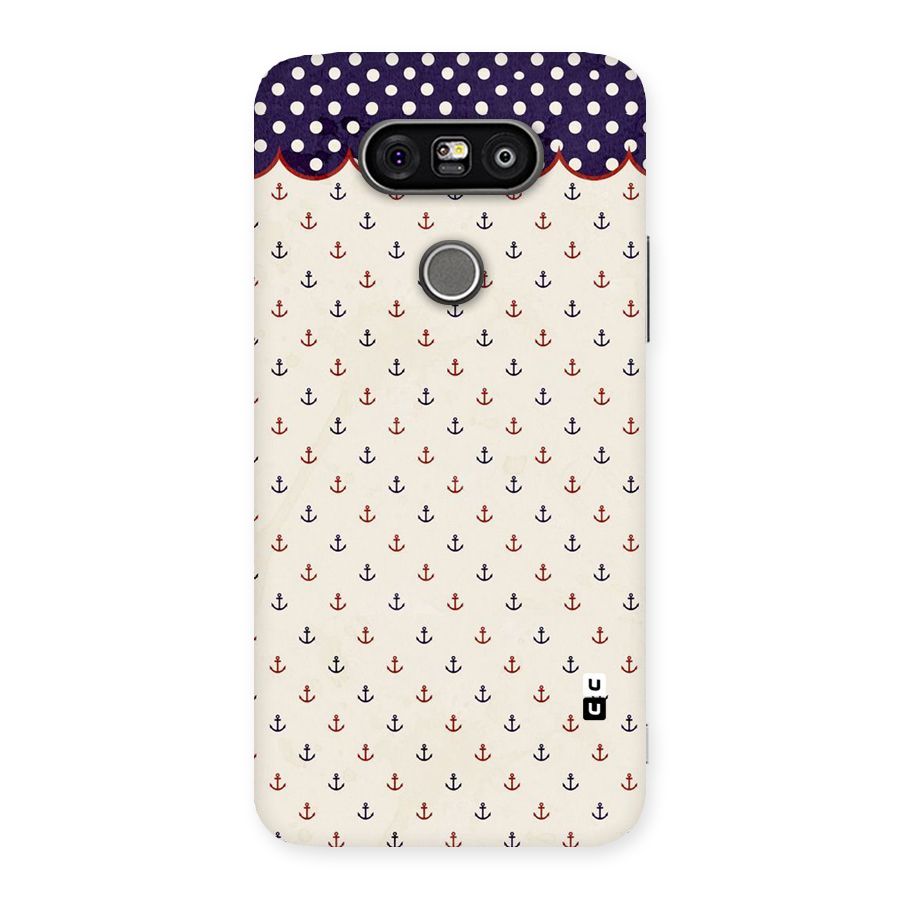 Polka Anchor Back Case for LG G5