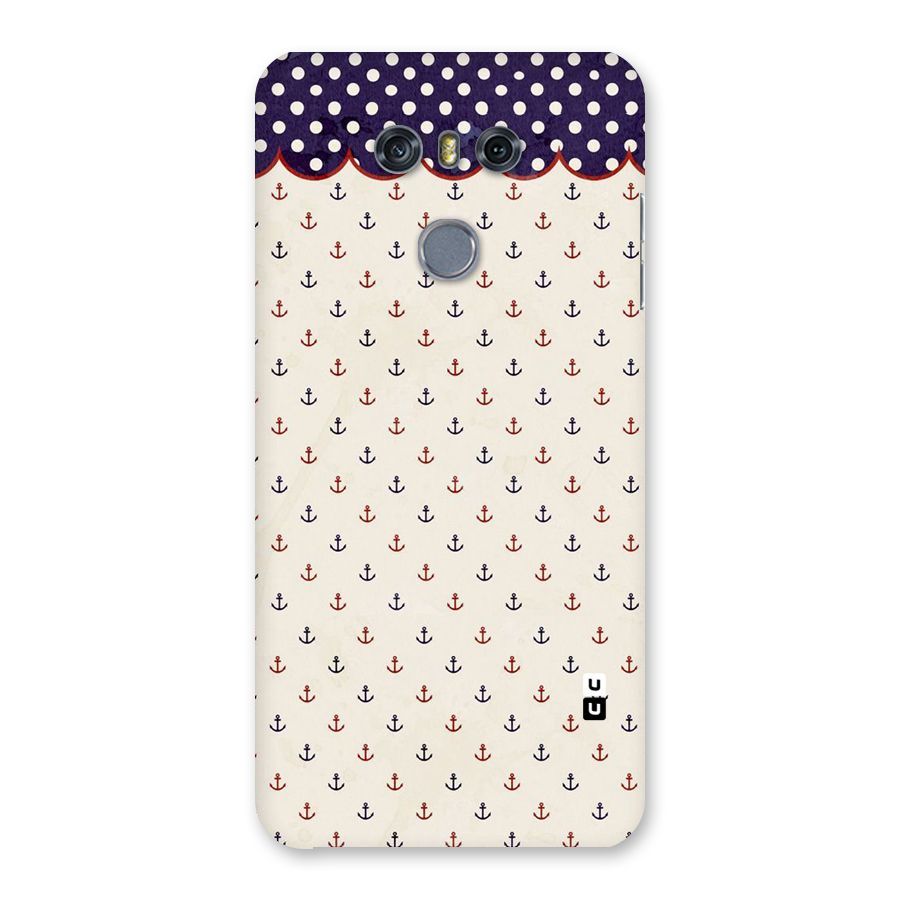 Polka Anchor Back Case for LG G6
