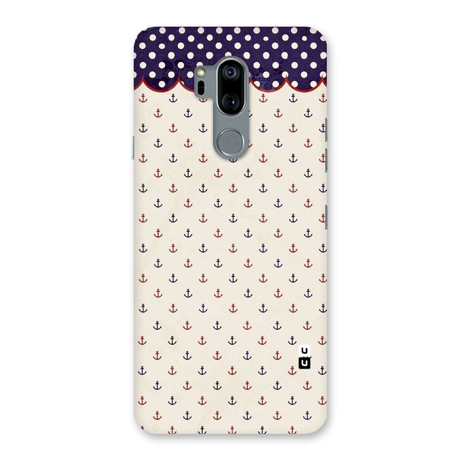 Polka Anchor Back Case for LG G7