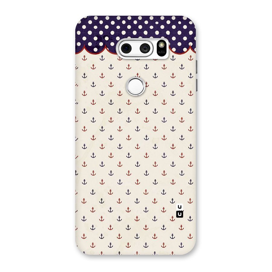 Polka Anchor Back Case for LG V30