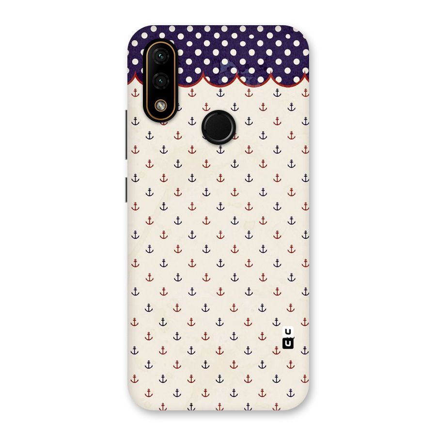 Polka Anchor Back Case for Lenovo A6 Note