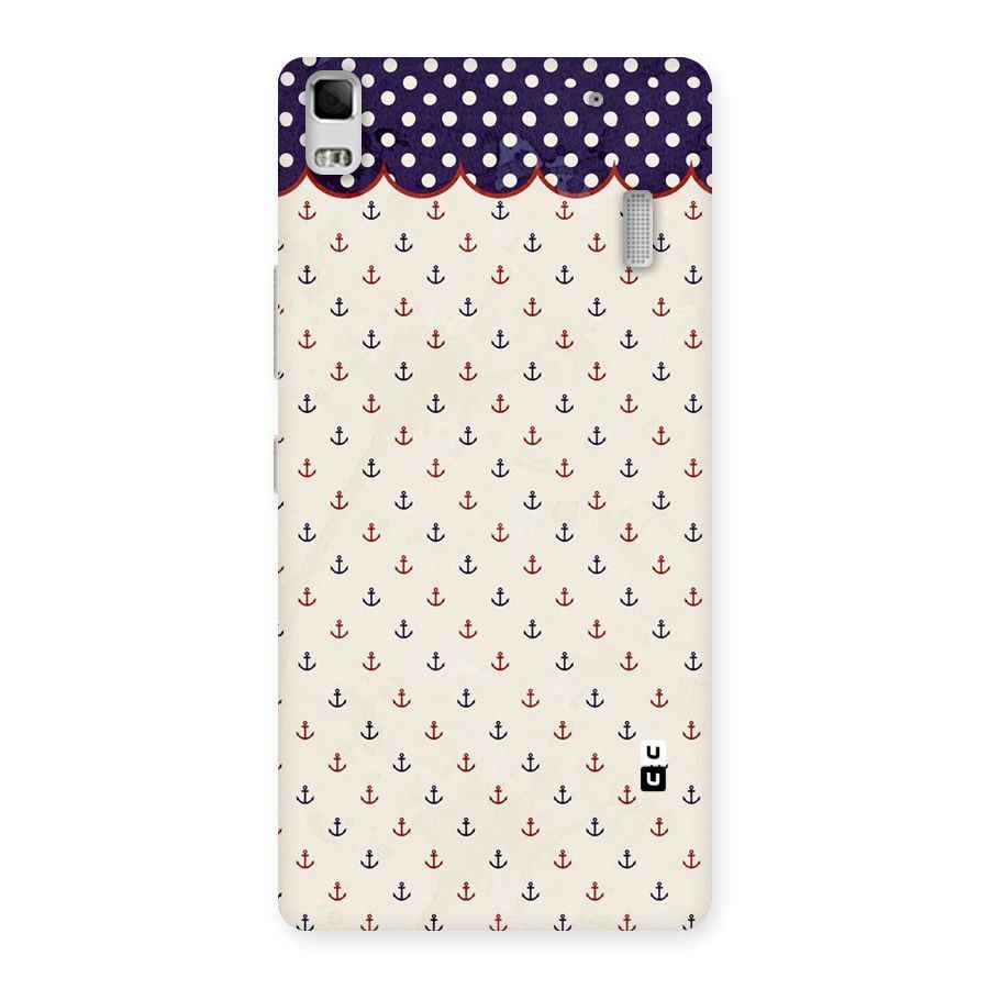 Polka Anchor Back Case for Lenovo A7000