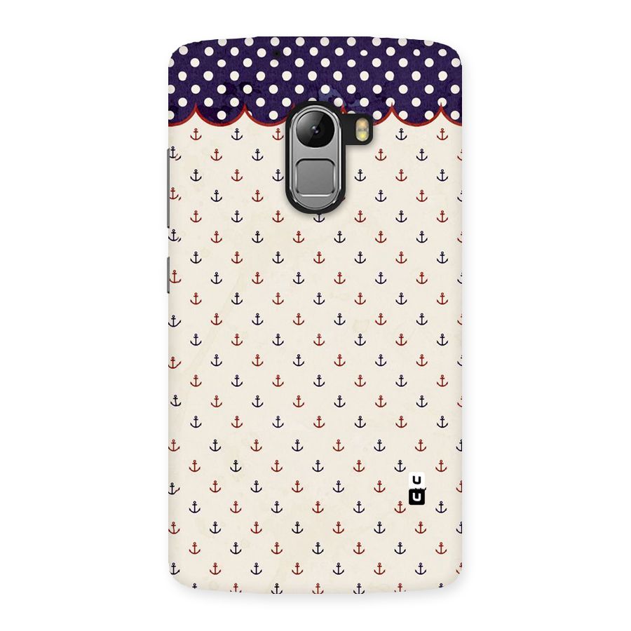Polka Anchor Back Case for Lenovo K4 Note