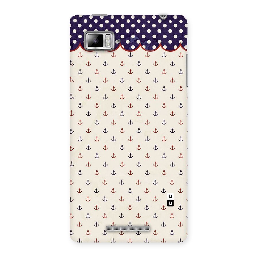 Polka Anchor Back Case for Lenovo Vibe Z K910