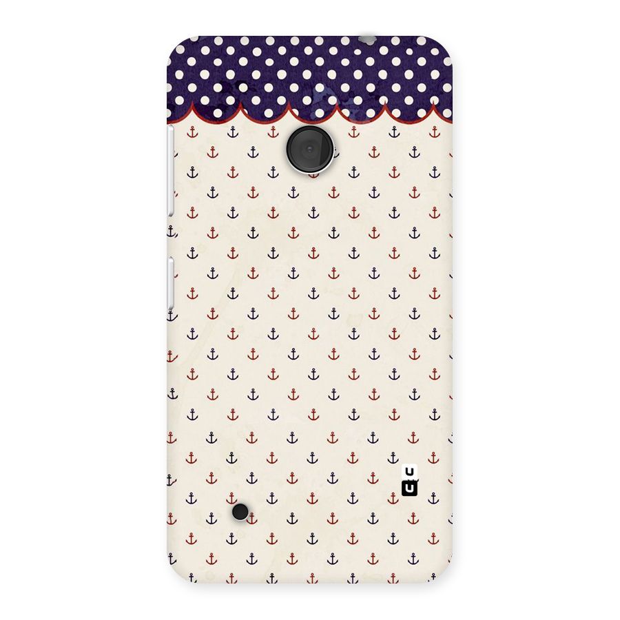 Polka Anchor Back Case for Lumia 530