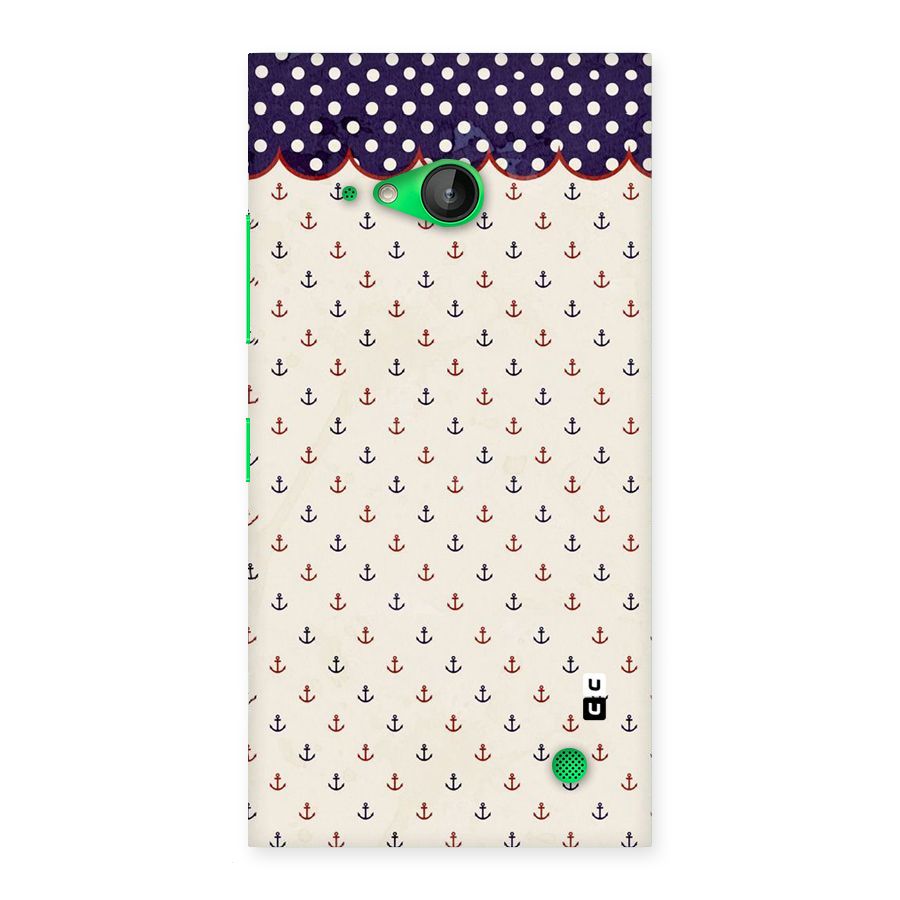 Polka Anchor Back Case for Lumia 730