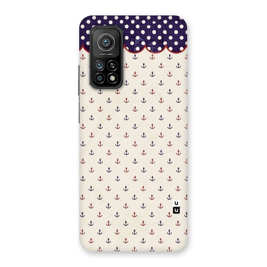 Polka Anchor Back Case for Mi 10T 5G